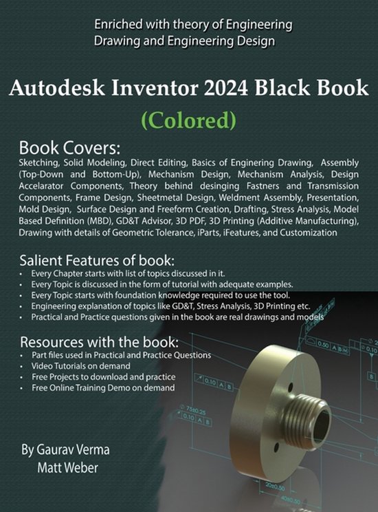 Autodesk Inventor 2024 Black Book - cover