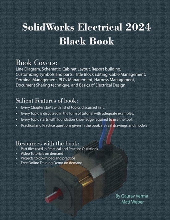 SolidWorks Electrical 2024 Black Book - cover