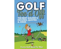 Funny Golf Book For Men. Tee'd Off