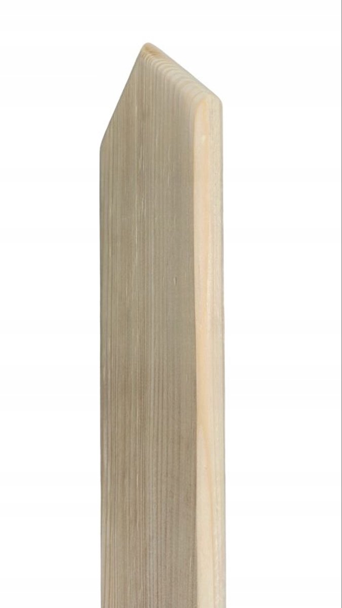 TimberCraft Classic - Houten Heklatten - 180 cm Lang - Vierzijdig Geschaafd & Geschuurd - Rechte Afwerking (2x10 cm)