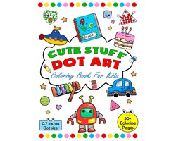 Cute Stuff Dot Art Coloring Book For Kids