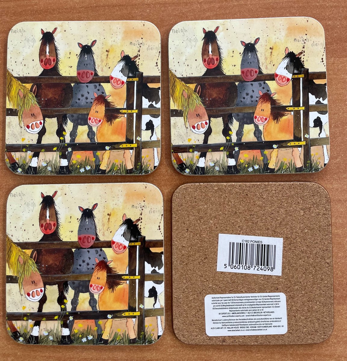 Alex Clark Onderzetters PONIES ~ PONNY'S