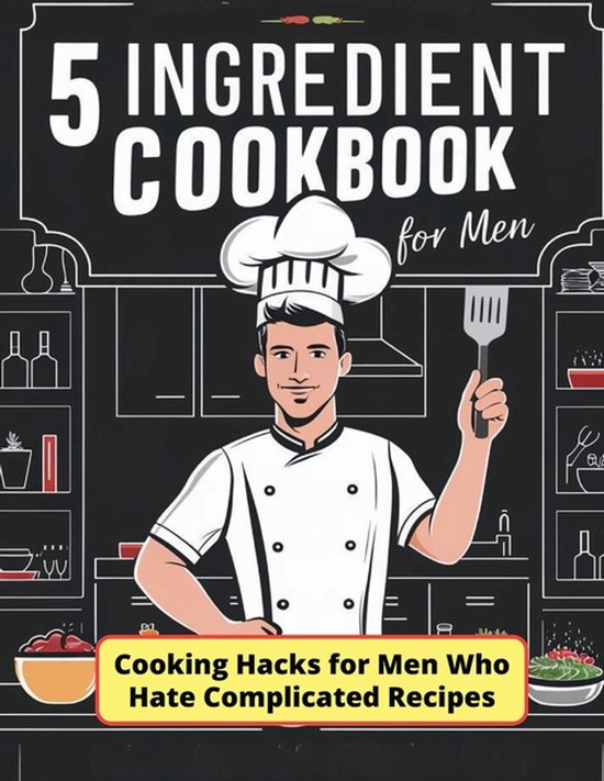 5 Ingredient Cookbook for Men - cover