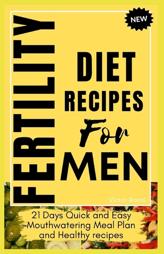 Fertility diet recipes for men - cover