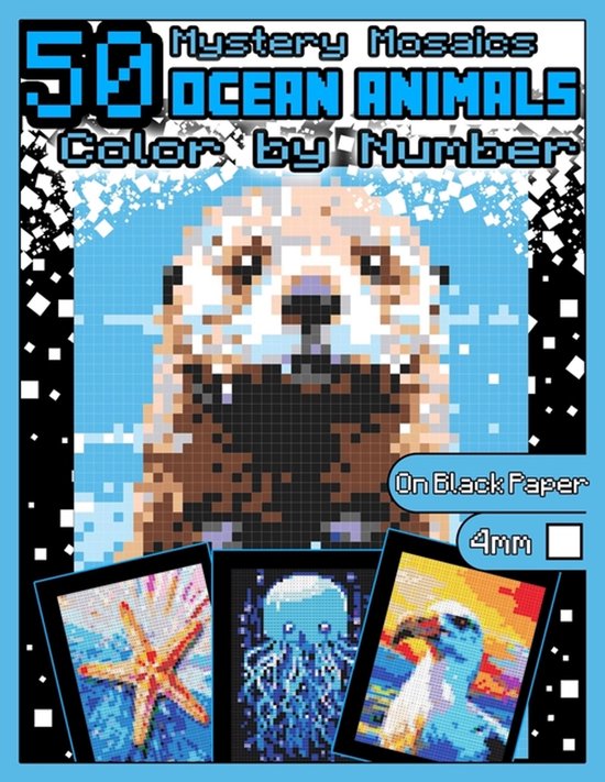 Mystery Mosaics Color by Number Animals- Mystery Mosaics Col ... - cover