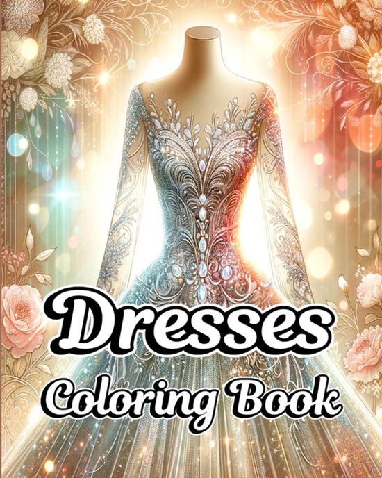 Dresses Coloring Book - cover