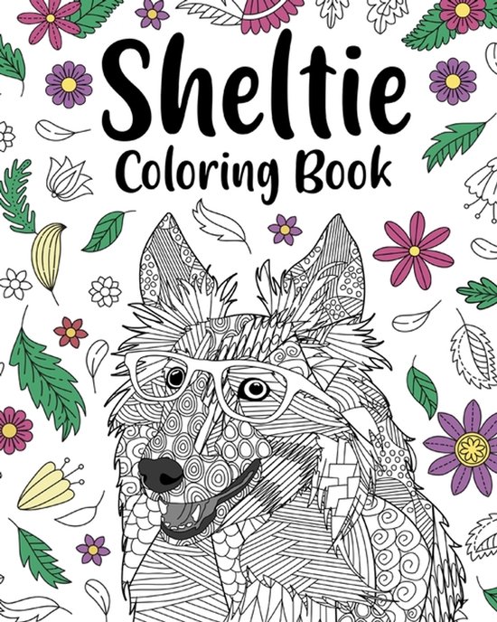 Sheltie Coloring Book - cover