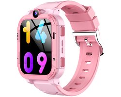 Blackview Z20 Smartwatch - 4G Kids Smartwatch - GPS WIFI Videogesprek SOS - IP67 Waterdichte - Monitor Tracker Locatie Telefoon Horloge - Roze