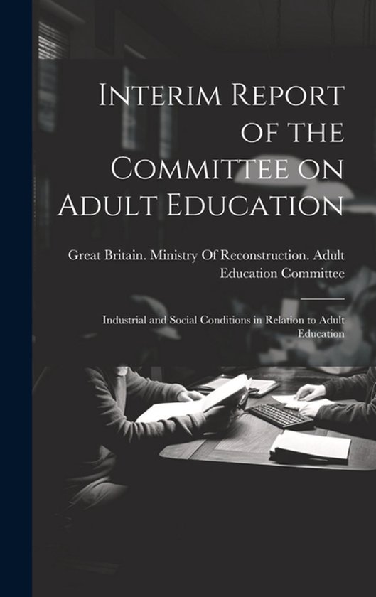 Interim Report of the Committee on Adult Education - cover
