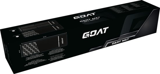 GOAT-Carpet Dartmat-285cm x 80cm-Goat Black / White van GOAT — afbeelding 4