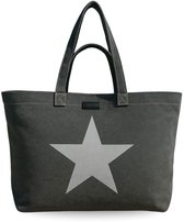 Fana Bags Shopper/Grote Strandtas/Weekendtas XXL - Dames Shopper Zwart - Grote Reistas/Strandtas - Canvas Tas