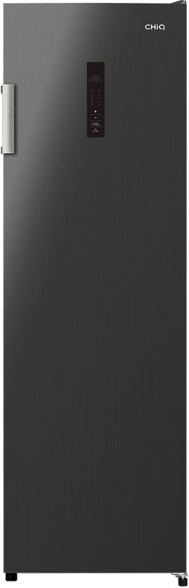 CHiQ CSD206NEID - Vrijstaande Vriezers - No Frost - 206L - 6 Vrieslades - Energieklasse D - Digitaal LED Display - RVS - Zwart - 12 Jaar Garantie op Compressor - 2025 Nieuw