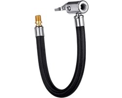 Autopomp - 20 cm - luchtpomp- autobanden - verlengslang voor luchtdruk - verlengbuis - ventieladapter - voor fiets auto motorfiets fietsband luchtpomp