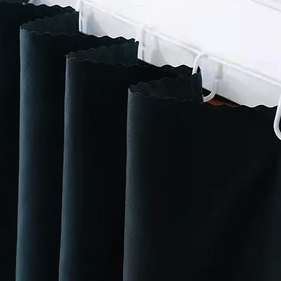 VidaXL Rideaux Pour Lit Mezzanine - Tente De Lit Superposé Avec Poches Blanc Et Noir Enfant
