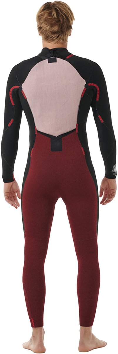 2025 Rip Curl Heren Dawn Patrol 4/3mm Rug Ritssluiting Wetsuit