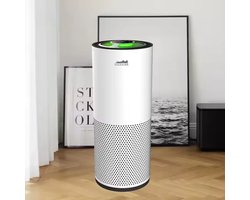 Cityline Luchtreiniger Ultra - Luxe Metalen behuizing - tot 55 m² - 460 m³ CADR - Geavanceerd 4 laags HEPA filter - Auto modus & Luchtkwaliteit sensor - LED display - Wifi functionaliteit - Slaapstand - Timer