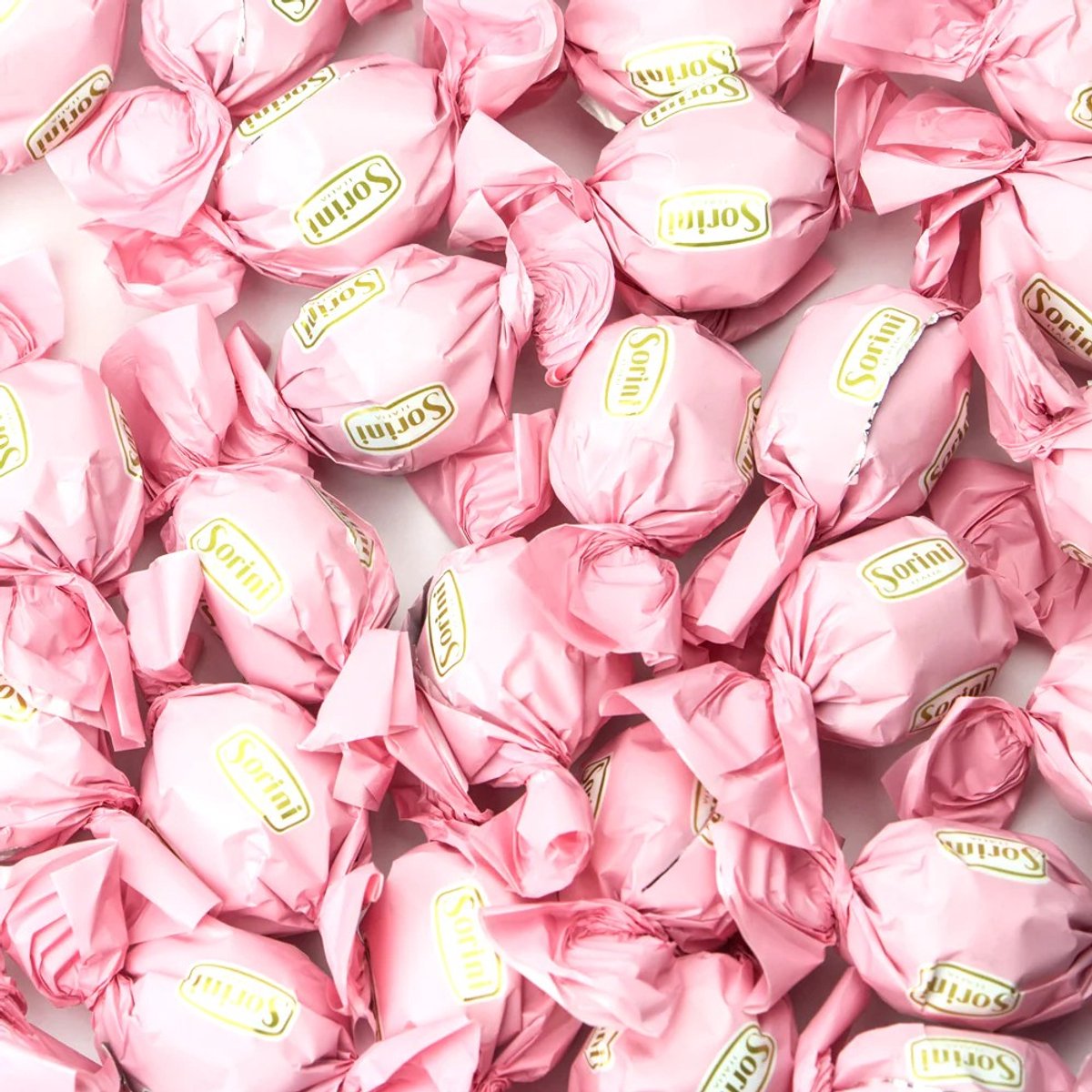 30 chocolade praline ballen in roze wikkel voor babyshower en geboorte