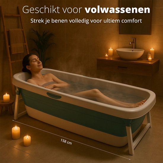 E/T KMDJ Draagbare badkuip voor volwassenen, grote gezinnen