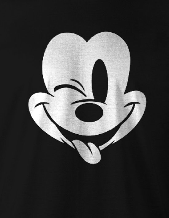 Disney - Winking Mickey Mouse T-Shirt Black - XXL