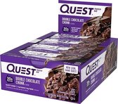 Quest Nutrition Quest Bars - Barre protéinée - 1 boîte (12 barres protéinées) - Double morceau de chocolat