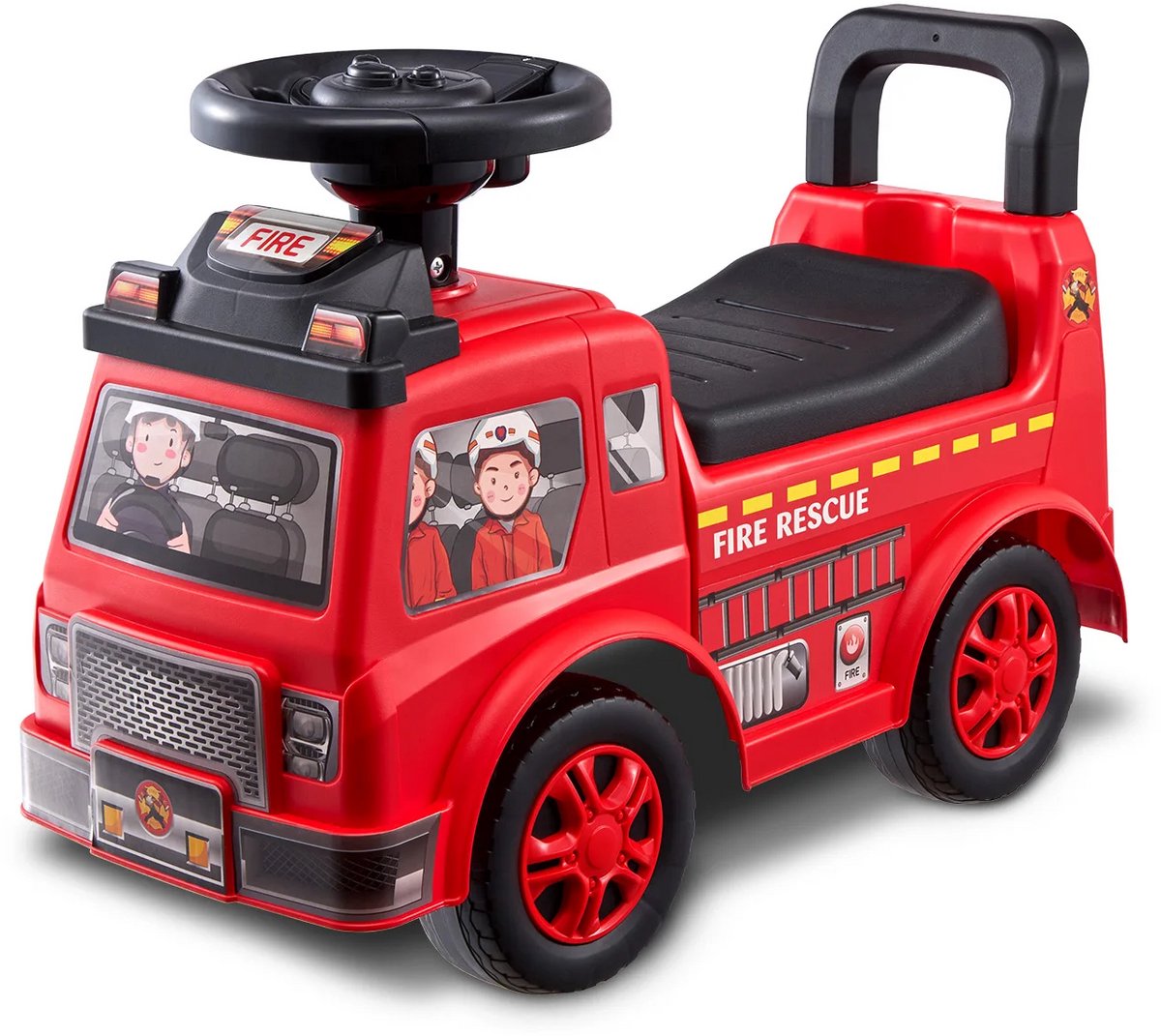 Betaalbare Goederen® loopauto - rood - vrachtwagen - loopwagen - loopauto meisje - loopauto jongen - loop auto - loopauto's
