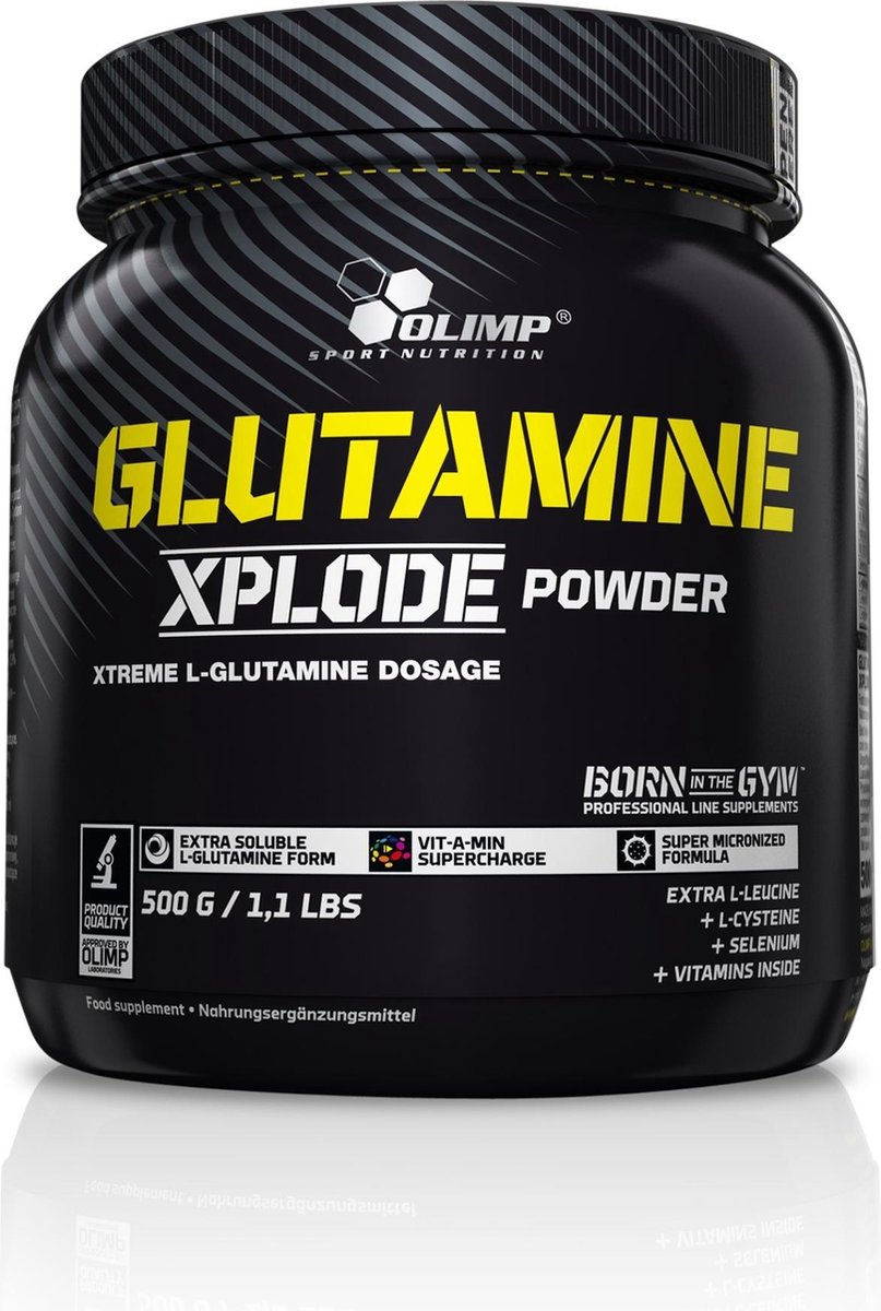 Goedkoopste Olimp supplements Glutamine Xplode - 500 gram - Orange