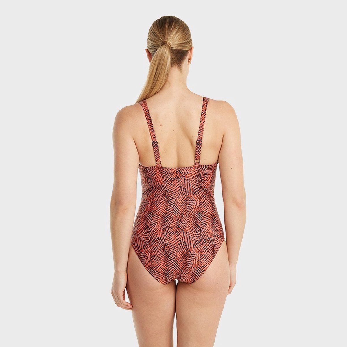 Ten Cate badpak soft cup shape summer leaves navy voor Dames | — afbeelding 7