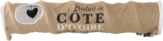 Homecollection Cat Tunnel Cote D Ivoire Jute 120x25x25CM