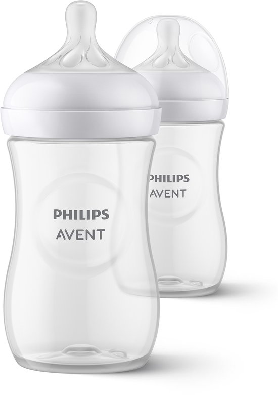 Philips Avent Natural Response babyfles - 2 stuks - 260ml - flow 3 - SCY903/02