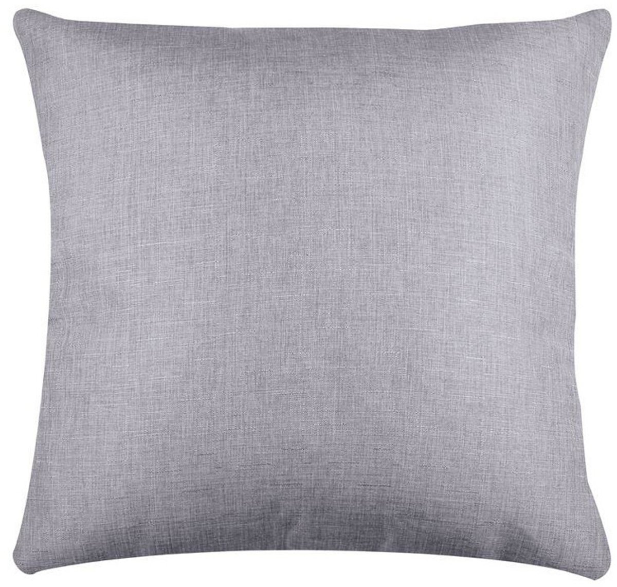 Stof Textile sierkussen Bea - lichtgrijs - 50 x 50 cm - bank kussens - zitkussens - binnen/buiten - polyester