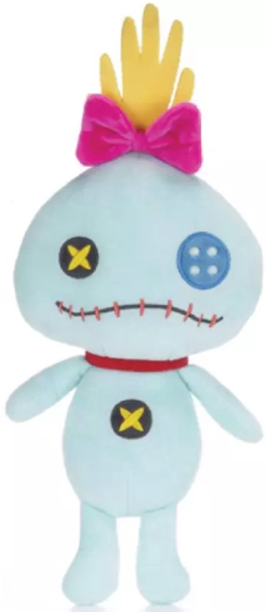 Scrump - Lilo & Stitch Iconic Pluche Knuffel 36 cm - Disney Plush Toy - Speelgoed knuffeldier knuffelpop voor kinderen jongens meisjes - knuffels Lilo en Stitch, Angel, Leroy, Stitch