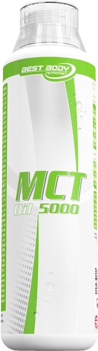 Best Body Nutrition MCT Olie 5000 - Antiveroudering - 500 ml - 33 Doseringen