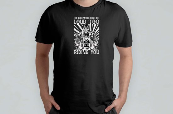 Foto: You would be loud too t shirt motorcyclelife dad papa rideordie bikervibes borntoride motorleven motorrijders tweewielen motorrit
