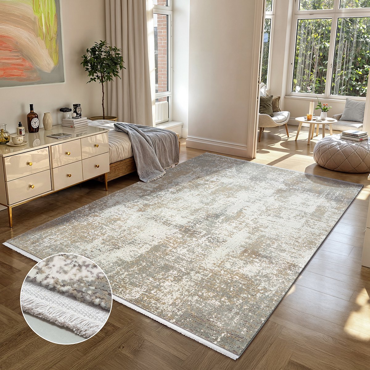 the carpet Fine hoogwaardige woonkamer vloerkleed, modern, zachte textuur, stijlvol design