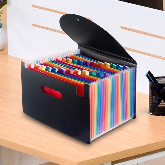 10 st. Bedrukte Ebony A4 portfolio met ritssluiting - Zwart bedrukken