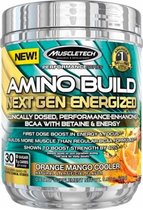 Muscletech Amino Build Next Gen Energized - Aminozuren Supplement  - Blue Raspberry - 281 gram (28 doseringen)