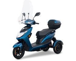 Retelli Conforto - scootmobiel - blauw - actieradius 75 kilometer - 72v/35ah - inclusief rijklaar maken & bezorging - zonder helmplicht & rijbewijsplicht rijden