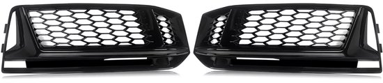 KMLONG 1 paar Glanzend Zwart Mistlamp Cover Fit for E46 M3 2 Deur 2001 2002 2003 2004 2005 2006 Mistlampen Grill Frame Mistlamp Kap Voorbumper mistlampomlijsting