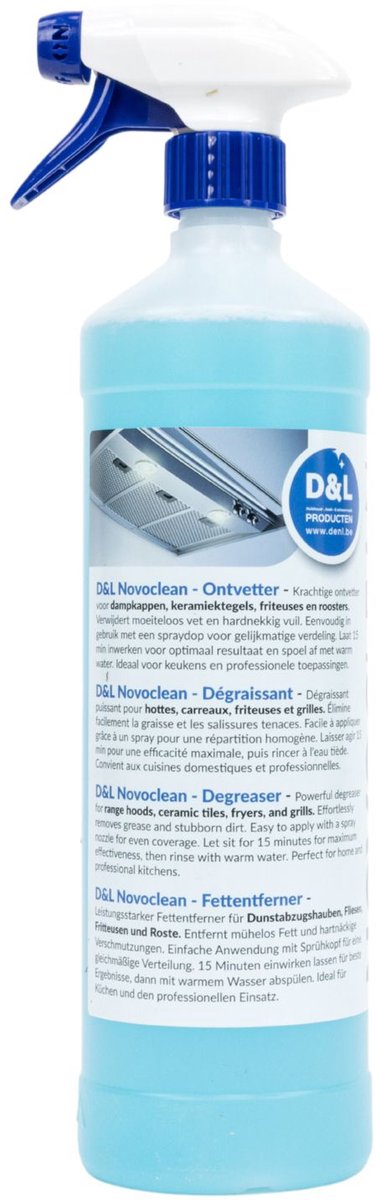 Novoclean Dampkap Ontvetter 1L.