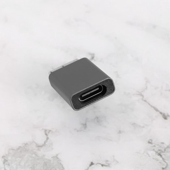 USB naar USB C Adapter, Type C vrouwelijk naar USB 3.1 mannelijk Adapter, Compatibel met iPhone 17/16/15/14/13 Samsung Galaxy S25 S24 S23 Google Pixel 9/8/7 MacBook Laptop en Meer (Grijs