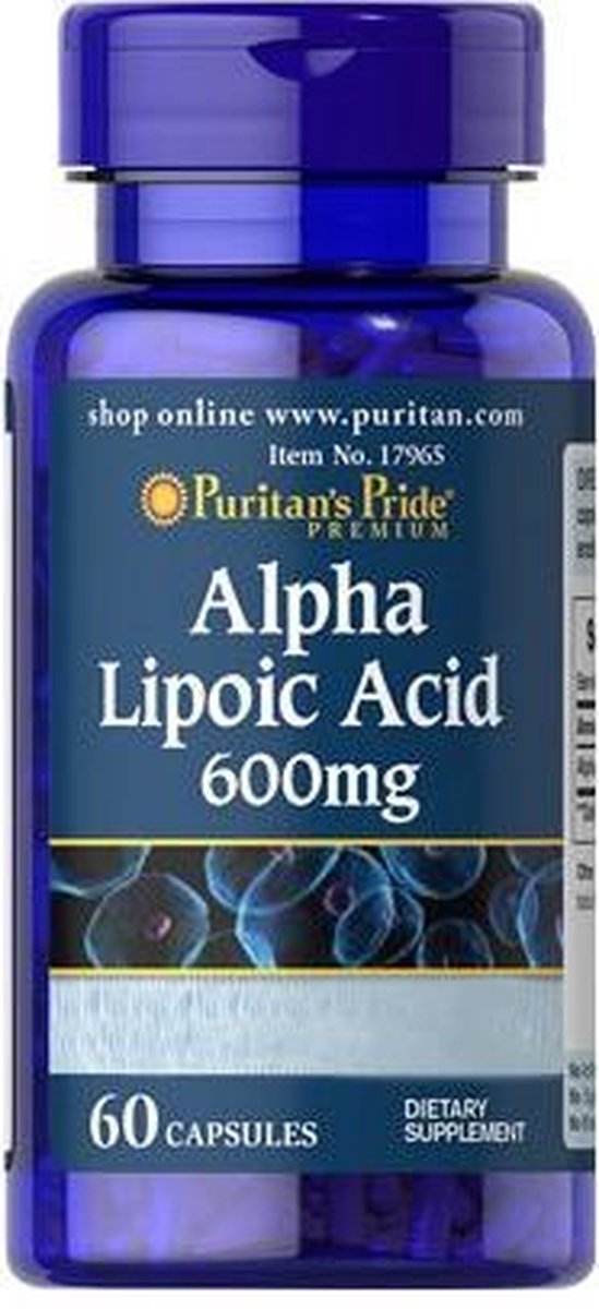 Puritan's pride Alpha Lipoic Acid 600 mg