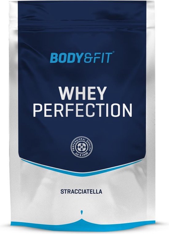 Body & Fit Whey Perfection - Proteine Poeder / Whey Protein - Eiwitshake - 896 gram (32 shakes) - Stracciatella