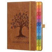 Lexium Adresboek - Adresboekje - Adresboekje met alfabet - Adressenboekje met alfabet - Adresboekje - Adressenboekje - Telefoonboekje