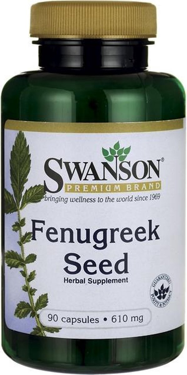 Goedkoopste Supplementen - Fenugreek Seed - 610mg - 90 Capsules - Swanson