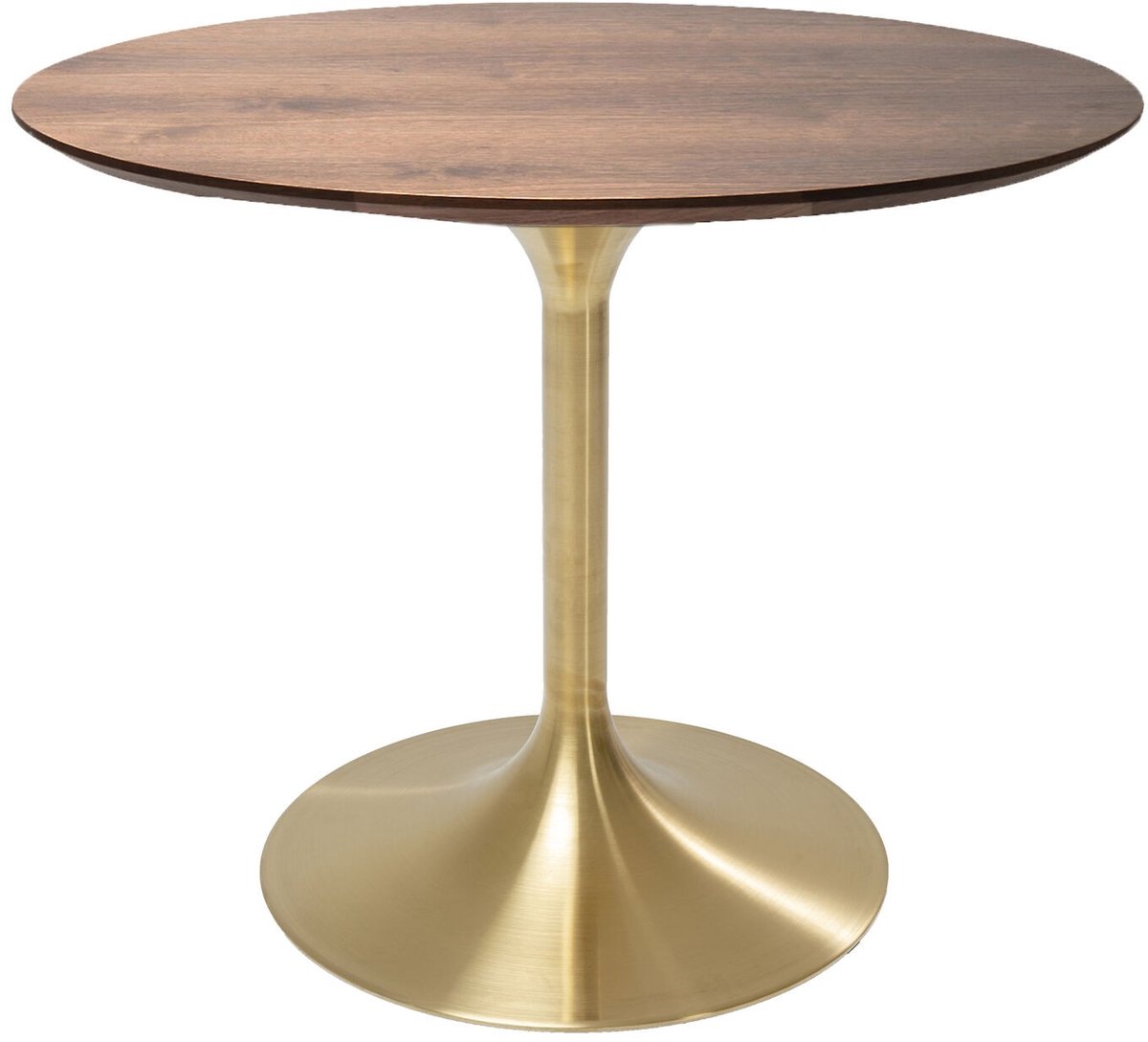 Kare Eettafel Invitation Set Walnut Brass