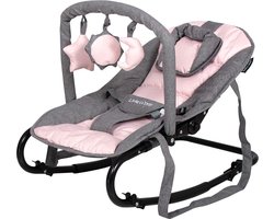 Little World Wipstoel Starwing Grey Pink