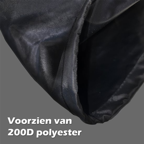 Bakfiets hoes - Waterdicht - CargoBike - Dolly - Cargo 2 Wieler Fietshoes - A-Kwaliteit - Zwart van Bakfiets — afbeelding 2