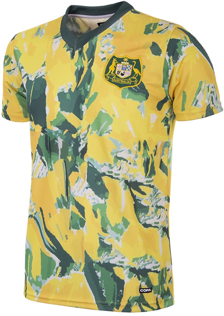 COPA Football - Australië 1990–93 - Retro Voetbalshirt - Heren - XL - Geel