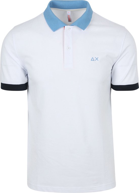 Polo Sun68 Color Way Wit - Taille XL - Homme