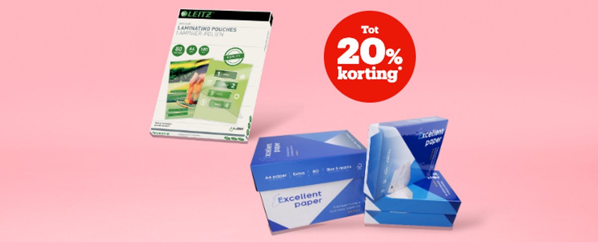 Tot 20% korting*
